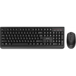 Клавиатура + мышь Acer OCC401 клав:черный мышь:черный USB беспроводная Multimedia (ZL.ACCCC.016)