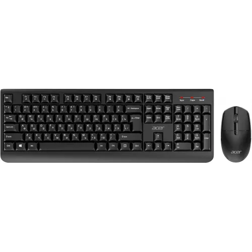 Клавиатура + мышь Acer OCC401 клав:черный мышь:черный USB беспроводная Multimedia (ZL.ACCCC.016)