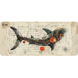 Коврик для мыши Cactus Shark 900x400x4мм (CS-MP-COR03XXL)