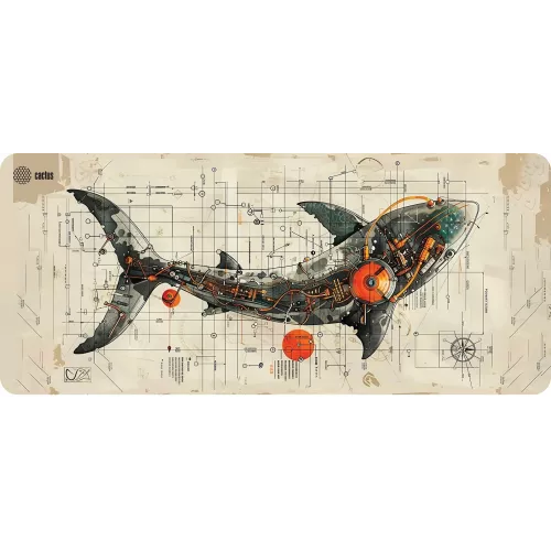 Коврик для мыши Cactus Shark 900x400x4мм (CS-MP-COR03XXL)