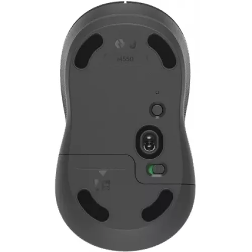 Мышь Logitech M550 темно-серый/серый оптическая 4000dpi silent беспров. BT/Radio USB для ноутбука 3but (910-007446)