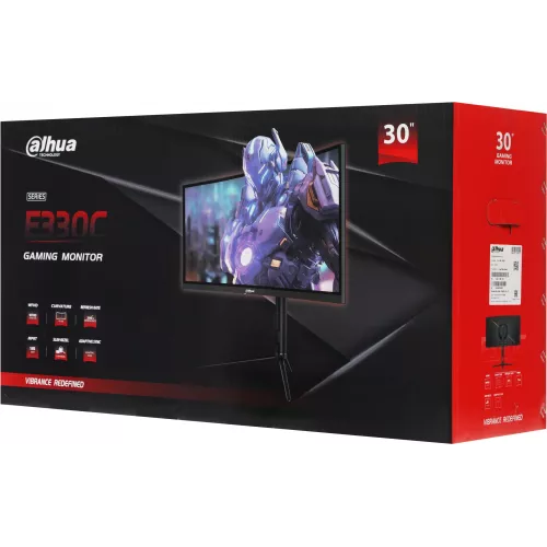 Монитор Dahua 30" DHI-LM30-E330CA черный VA LED 21:9 HDMI матовая HAS Piv 3000:1 250cd 178гр/178гр 2560x1080 200Hz DP FHD 6.5кг