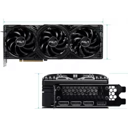 Видеокарта Palit PCI-E 5.0 PA-RTX5080 GAMINGPRO NVIDIA GeForce RTX 5080 16Gb 256bit GDDR7 2295/30000 HDMIx1 DPx3 HDCP Ret