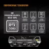 Видеокарта Asus PCI-E 5.0 TUF-RTX5080-O16G-GAMING NVIDIA GeForce RTX 5080 16Gb 256bit GDDR7 2700/30000 HDMIx2 DPx3 HDCP Ret