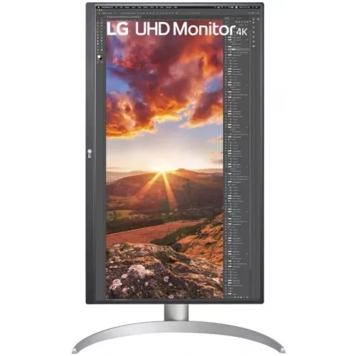 Монитор LG 27" UltraFine 27UP850K-W черный IPS LED 16:9 HDMI M/M матовая HAS 1200:1 400cd 178гр/178гр 3840x2160 60Hz FreeSync DP 4K USB 5.9кг