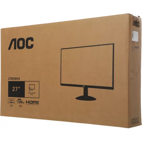 Монитор AOC 27" 27B30H3 черный IPS LED 16:9 HDMI матовая 300cd 178гр/178гр 1920x1080 120Hz VGA FHD 2.94кг