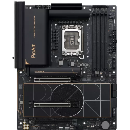 Материнская плата Asus PROART Z890-CREATOR WIFI Soc-1851 Intel Z890 4xDDR5 ATX AC`97 8ch(7.1) 1 x 10Gigabit + 1 x 2.5Gigabit RAID+HDMI+DP
