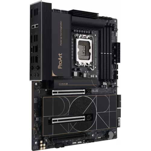 Материнская плата Asus PROART Z890-CREATOR WIFI Soc-1851 Intel Z890 4xDDR5 ATX AC`97 8ch(7.1) 1 x 10Gigabit + 1 x 2.5Gigabit RAID+HDMI+DP