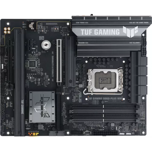 Материнская плата Asus TUF GAMING B860-PLUS WIFI Soc-1851 Intel B860 4xDDR5 ATX AC`97 8ch(7.1) 2.5Gg RAID+HDMI+DP