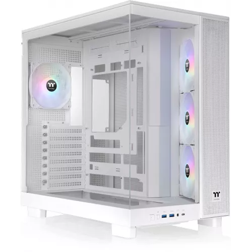 Корпус Thermaltake View 380 XL TG ARGB белый без БП ATX 5x120mm 2x140mm 2xUSB3.0 audio bott PSU