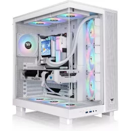 Корпус Thermaltake View 380 XL TG ARGB белый без БП ATX 5x120mm 2x140mm 2xUSB3.0 audio bott PSU