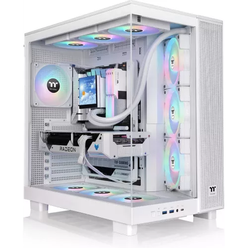 Корпус Thermaltake View 380 XL TG ARGB белый без БП ATX 5x120mm 2x140mm 2xUSB3.0 audio bott PSU