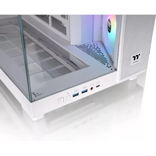 Корпус Thermaltake View 380 XL TG ARGB белый без БП ATX 5x120mm 2x140mm 2xUSB3.0 audio bott PSU