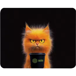 Коврик для мыши Cactus Red Cat 220x180x2мм (CS-MP-P11XS)