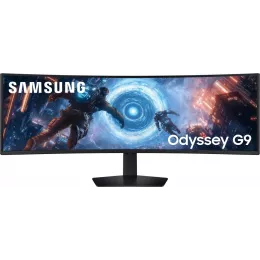Монитор Samsung 49" Odyssey G9 S49FG916EIXCI черный VA LED 32:9 HDMI матовая HAS Piv 350cd 178гр/178гр 5120x1440 144Hz FreeSync Premium Pro DP USB 15.6кг
