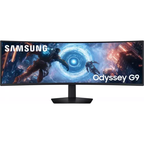 Монитор Samsung 49" Odyssey G9 S49FG916EIXCI черный VA LED 32:9 HDMI матовая HAS Piv 350cd 178гр/178гр 5120x1440 144Hz FreeSync Premium Pro DP USB 15.6кг