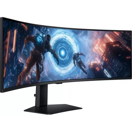 Монитор Samsung 49" Odyssey G9 S49FG916EIXCI черный VA LED 32:9 HDMI матовая HAS Piv 350cd 178гр/178гр 5120x1440 144Hz FreeSync Premium Pro DP USB 15.6кг