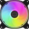 Вентилятор для корпуса Cooler Master MasterFan MF140 Halo2 ARGB 140х140x25 черный 4-pin 27дБ (MFL-B4DN-16NP2-R2) Ret