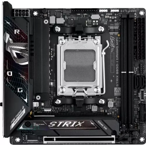 Материнская плата Asus ROG STRIX B850-I GAMING WIFI Socket AM5 AMD B850 2xDDR5 mini-ITX AC`97 8ch(7.1) 2.5Gg RAID+HDMI