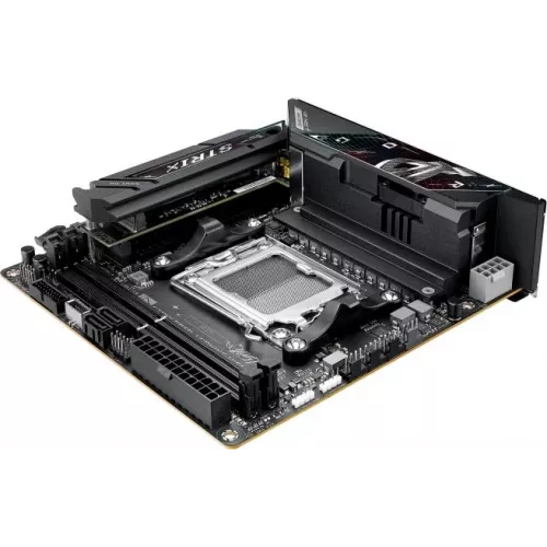 Материнская плата Asus ROG STRIX B850-I GAMING WIFI Socket AM5 AMD B850 2xDDR5 mini-ITX AC`97 8ch(7.1) 2.5Gg RAID+HDMI
