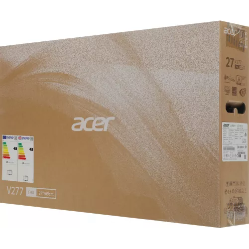 Монитор Acer 27" Vero V277Gbi черный IPS LED 4ms 16:9 HDMI матовая 250cd 178гр/178гр 1920x1080 120Hz FreeSync VGA FHD 3.64кг