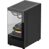 Корпус Formula Crystal Z1CM черный без БП mATX 5x120mm 1xUSB3.0 audio bott PSU