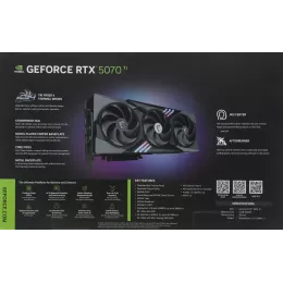 Видеокарта MSI PCI-E 5.0 RTX 5070 TI 16G GAMING TRIO OC NVIDIA GeForce RTX 5070TI 16Gb 256bit GDDR7 2572/28000 HDMIx1 DPx3 HDCP Ret