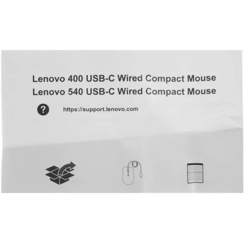 Мышь Lenovo 540 синий оптическая 2400dpi USB 3but (GY51D20878)
