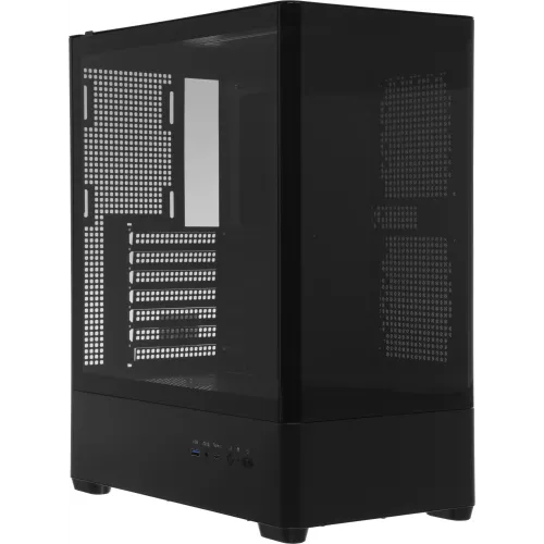 Корпус Accord ACC-R4A черный без БП ATX 7x120mm 1xUSB3.0 audio bott PSU