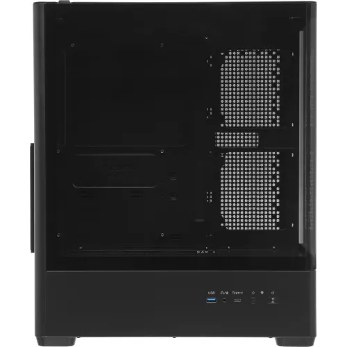 Корпус Accord ACC-R4A черный без БП ATX 7x120mm 1xUSB3.0 audio bott PSU