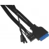 Корпус Accord ACC-R4A черный без БП ATX 7x120mm 1xUSB3.0 audio bott PSU