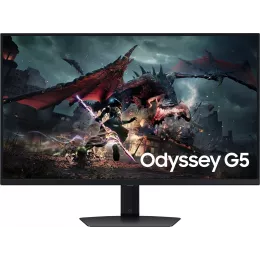 Монитор Samsung 32" Odyssey G5 S32DG502EIXCI черный IPS LED 16:9 HDMI TV матовая HAS Piv 1000:1 350cd 178гр/178гр 2560x1440 180Hz FreeSync DP QHD 7.4кг