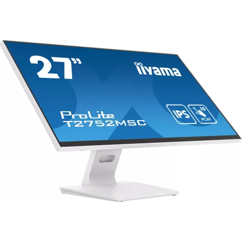 Монитор Iiyama 27" ProLite T2752MSC-W1 белый IPS LED 16:9 HDMI M/M глянцевая 1000:1 400cd 178гр/178гр 1920x1080 60Hz DP FHD USB Touch 6.7кг