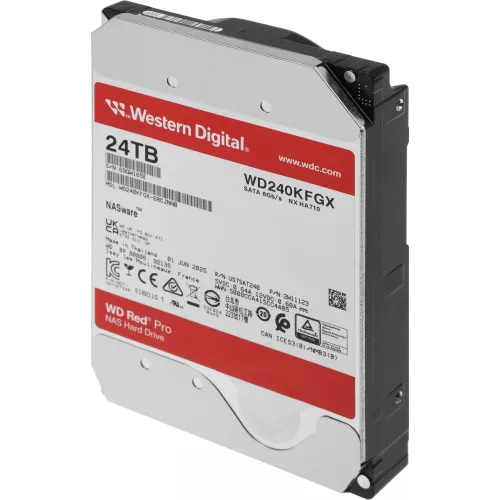 Жесткий диск WD SATA-III 24TB WD240KFGX NAS Red Pro (7200rpm) 512Mb 3.5"