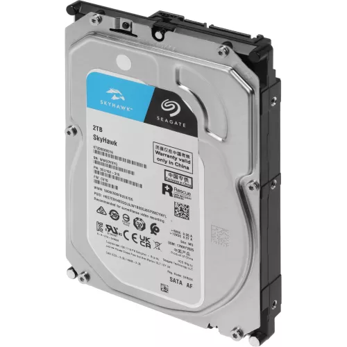 Жесткий диск Seagate SATA-III 2TB ST2000VX016 Surveillance Skyhawk 4KN (5400rpm) 256Mb 3.5"