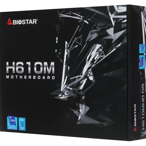 Материнская плата Biostar H610MHD D5 Soc-1700 Intel H610 2xDDR5 mATX AC`97 8ch(7.1) GbLAN+DVI+HDMI