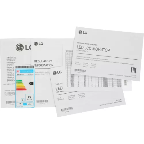 Монитор LG 27" 27U411A-B черный IPS LED 16:9 HDMI матовая 1500:1 250cd 178гр/178гр 1920x1080 120Hz VGA FHD 4.2кг