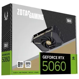 Видеокарта Zotac PCI-E 5.0 RTX 5060 SOLO NVIDIA GeForce RTX 5060 8Gb 128bit GDDR7 2497/28000 HDMIx1 DPx3 HDCP Ret