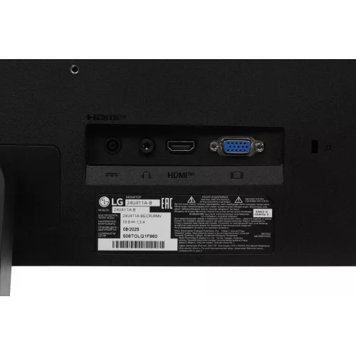 Монитор LG 23.8" 24U411A-B черный IPS LED 16:9 HDMI матовая 1500:1 250cd 178гр/178гр 1920x1080 120Hz VGA FHD 3.2кг