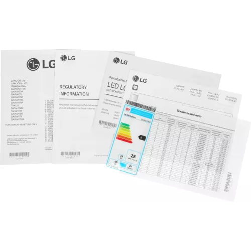 Монитор LG 23.8" 24U411A-B черный IPS LED 16:9 HDMI матовая 1500:1 250cd 178гр/178гр 1920x1080 120Hz VGA FHD 3.2кг