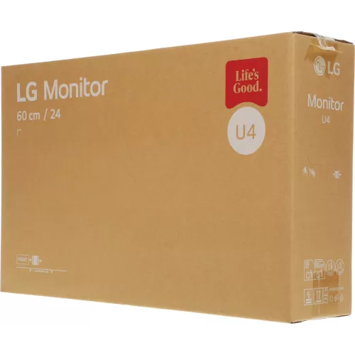 Монитор LG 23.8" 24U411A-B черный IPS LED 16:9 HDMI матовая 1500:1 250cd 178гр/178гр 1920x1080 120Hz VGA FHD 3.2кг