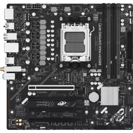 Материнская плата Asus B850M MAX GAMING WIFI Socket AM5 AMD B850 4xDDR5 mATX AC`97 8ch(7.1) GbLAN RAID+HDMI+DP