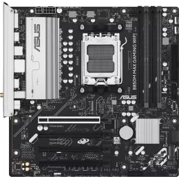 Материнская плата Asus B850M MAX GAMING WIFI Socket AM5 AMD B850 4xDDR5 mATX AC`97 8ch(7.1) GbLAN RAID+HDMI+DP