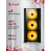 Корпус Bloody CC-123 черный без БП mATX 8x120mm 2xUSB2.0 1xUSB3.0 audio bott PSU