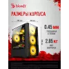 Корпус Bloody CC-123 черный без БП mATX 8x120mm 2xUSB2.0 1xUSB3.0 audio bott PSU