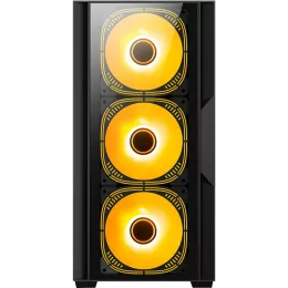 Корпус Bloody CC-123 черный без БП mATX 8x120mm 2xUSB2.0 1xUSB3.0 audio bott PSU
