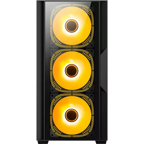 Корпус Bloody CC-123 черный без БП mATX 8x120mm 2xUSB2.0 1xUSB3.0 audio bott PSU
