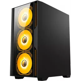 Корпус Bloody CC-123 черный без БП mATX 8x120mm 2xUSB2.0 1xUSB3.0 audio bott PSU