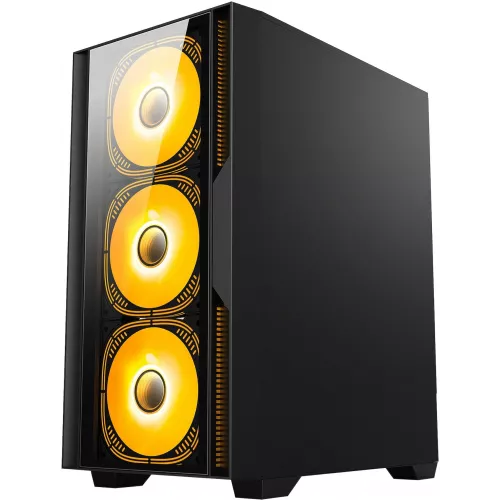 Корпус Bloody CC-123 черный без БП mATX 8x120mm 2xUSB2.0 1xUSB3.0 audio bott PSU