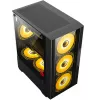 Корпус Bloody CC-123 черный без БП mATX 8x120mm 2xUSB2.0 1xUSB3.0 audio bott PSU
